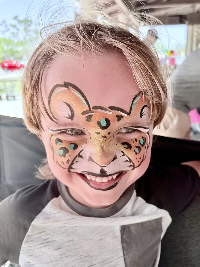 Cheetah (Heather Paints Fort Myers Face Painter for Parties in Cape Coral Childrens Face Painting Corporate Events Naples Face Paint Estero Lehigh Acres)