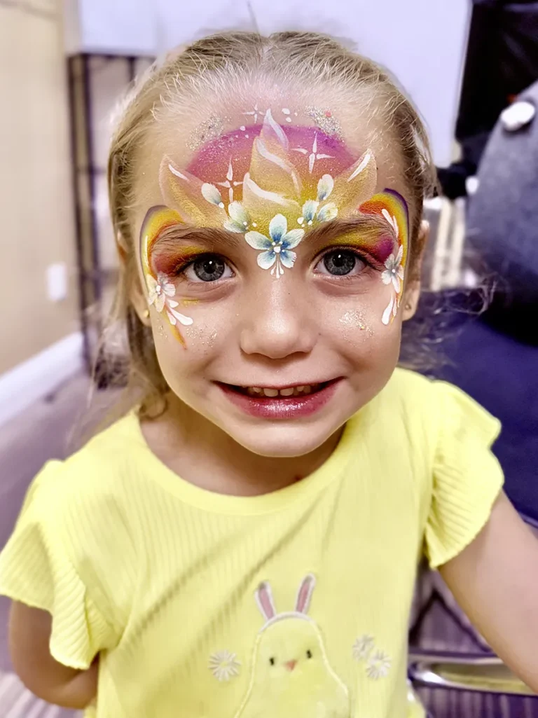 Garden Unicorn (Heather Paints Fort Myers Face Painter for Parties in Cape Coral Childrens Face Painting Corporate Events Naples Face Paint Estero Lehigh Acres)