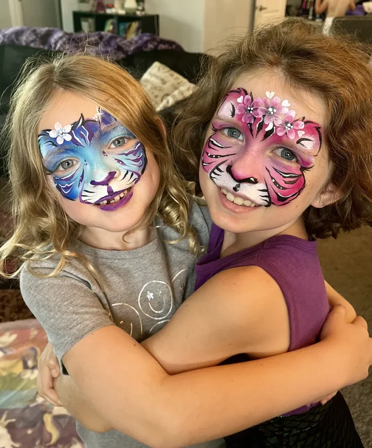 Tiger Friends (Heather Paints Fort Myers Face Painter for Parties in Cape Coral Childrens Face Painting Corporate Events Naples Face Paint Estero Lehigh Acres)